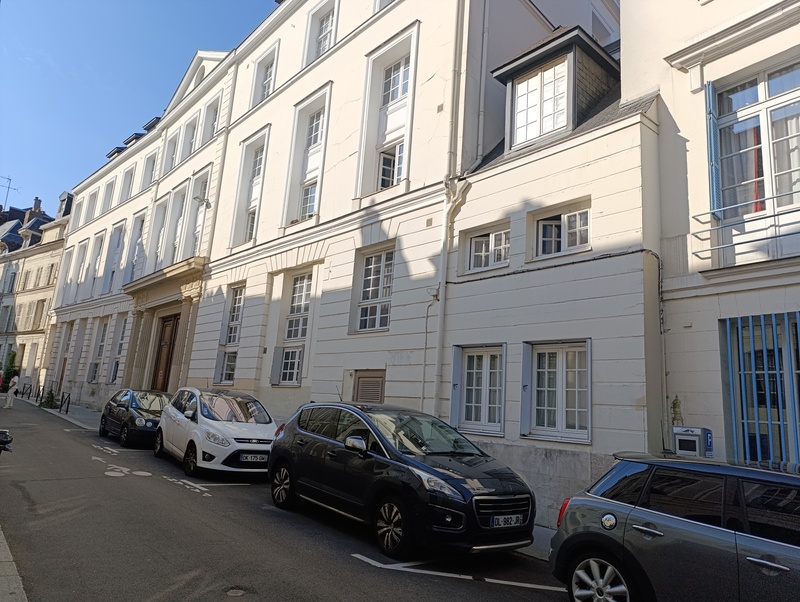 Crédit photo : cerema Immeuble en brique à enduit jointé